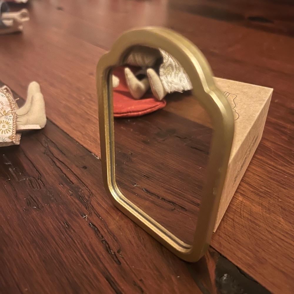 Maileg Miniature Gold Mirror